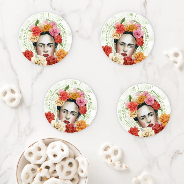 Frida's Flowers Collection Coaster Set (In Situ)