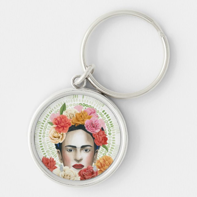 Frida's Flowers Collection Keychain (Front)