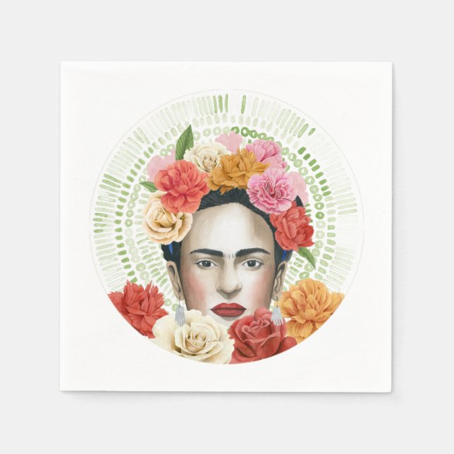 Frida's Flowers Collection Napkins (Front)