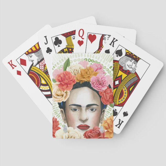 Frida's Flowers Collection Poker Cards (Back)