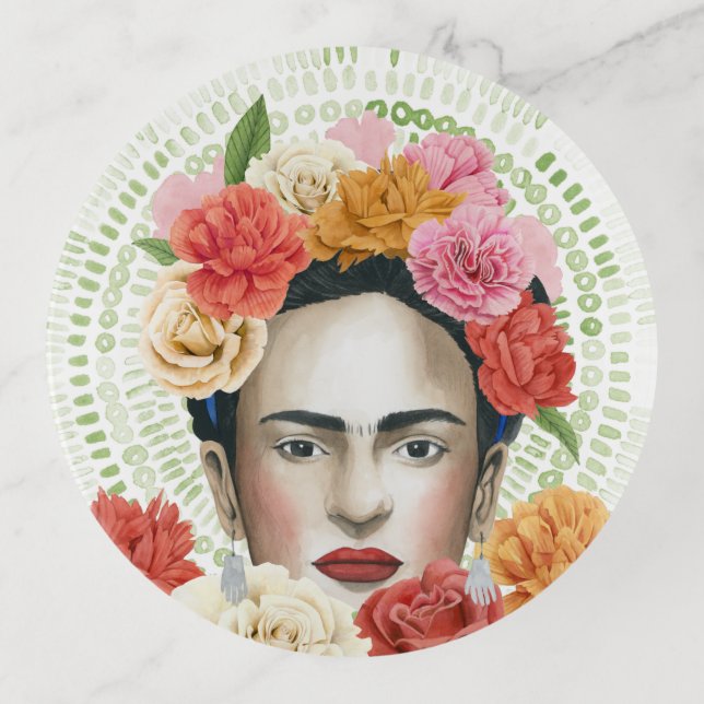 Frida's Flowers Collection Trinket Tray (Front)