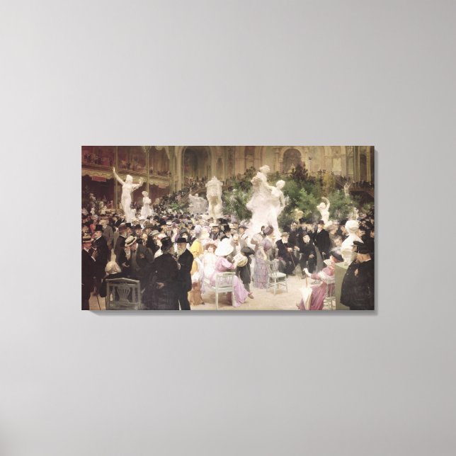 Friday at the French Artists' Salon, 1911 Canvas Print (Front)