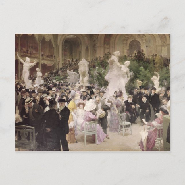 Friday at the French Artists' Salon, 1911 Postcard (Front)