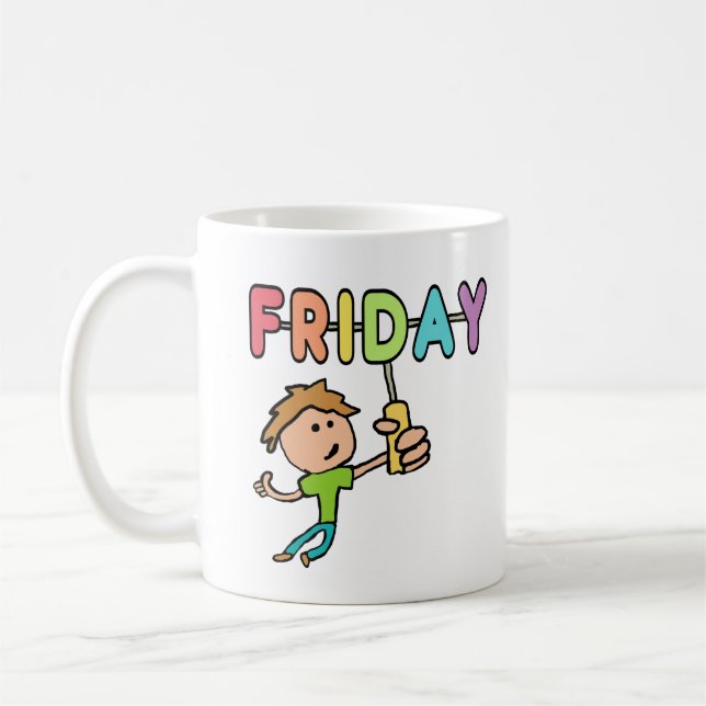 Friday Coffee Mug (Left)