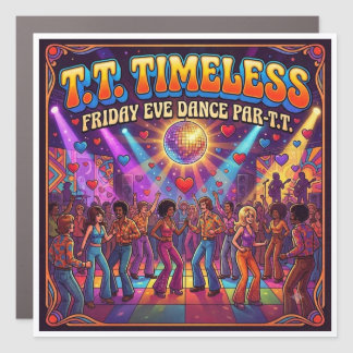 Friday Eve Dance Par-T.T. Car Magnet