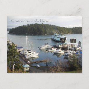 Friday Harbor greetings! Postcard