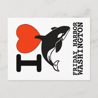 Friday Harbor Orca Post Card