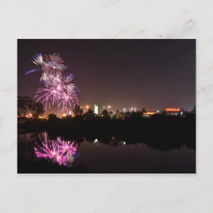 Friday Night Fireworks Postcard