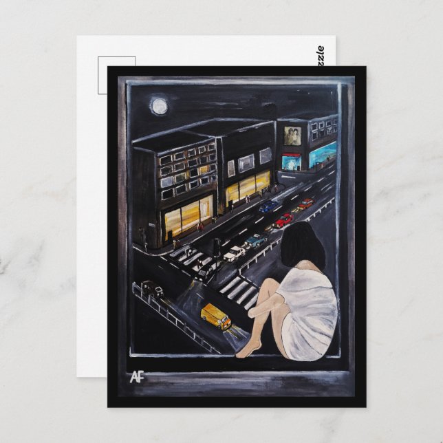 Friday Night Painting by Alfred Fox Postcard (Front/Back)