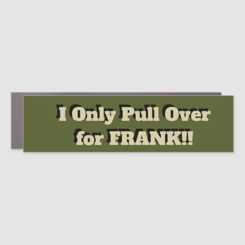 Fridays With Frank Car Magnet