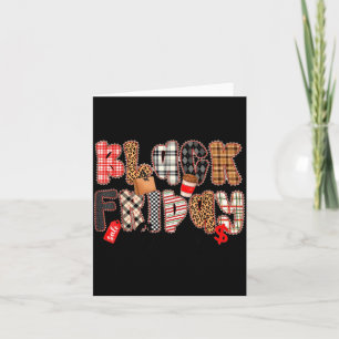 Friday Shopng Crew Black Shopng Family Card