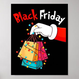 Friday Shopng Squad Christmas Black Shopng Family Poster