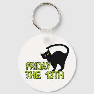 Friday The 13th - Bad Luck Day Superstition Keychain