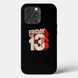 Friday the 13th Bleeding Stacked 3D Logo iPhone 13 Pro Case