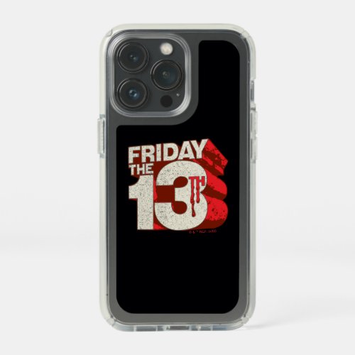Friday the 13th  Bleeding Stacked 3D Logo Speck iPhone 13 Pro Case