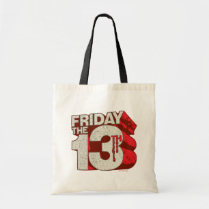 Friday the 13th   Bleeding Stacked 3D Logo Tote Bag