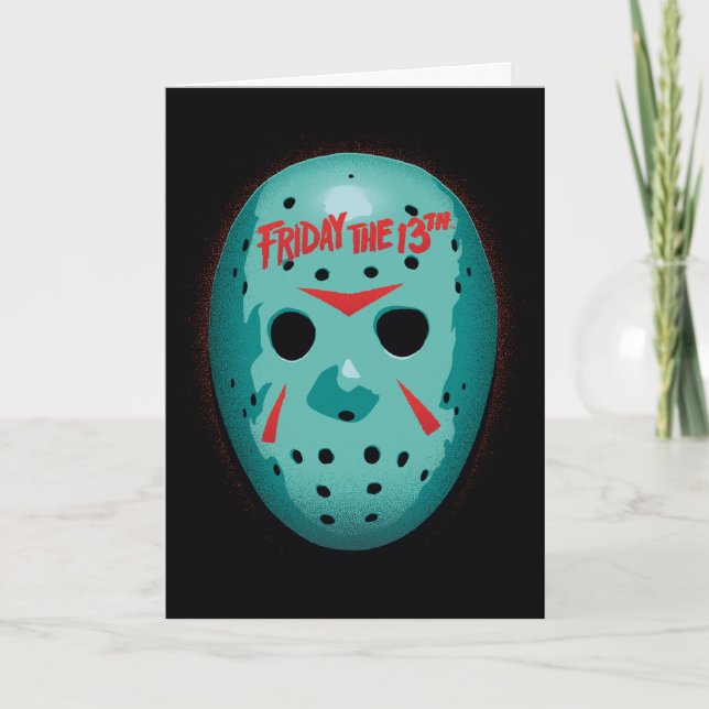 Friday the 13th | Blue Hockey Mask Graphic Card (Front)