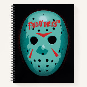 Friday the 13th Blue Hockey Mask Graphic Notebook