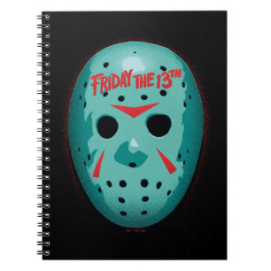Friday the 13th Blue Hockey Mask Graphic Notebook