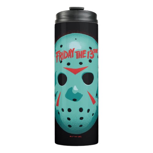 Friday the 13th  Blue Hockey Mask Graphic Thermal Tumbler