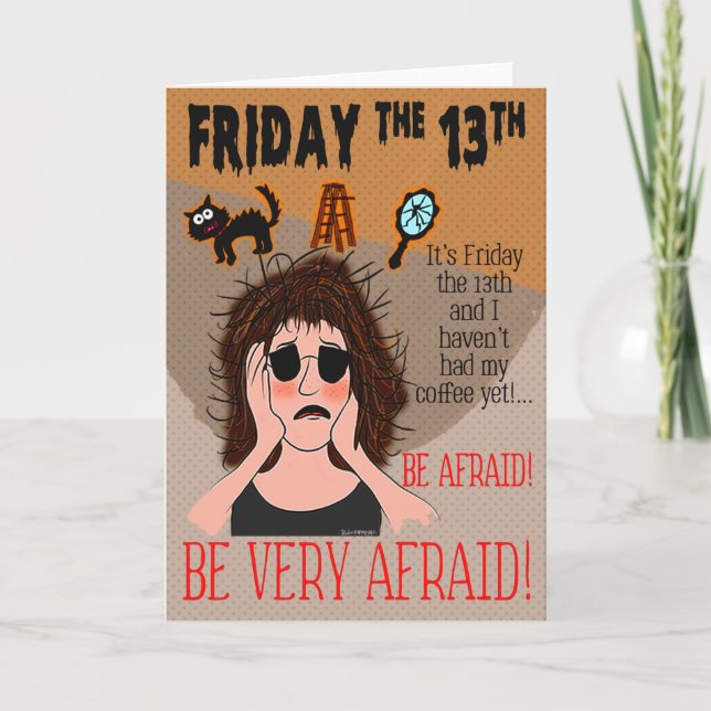 Friday the 13th card (Front)