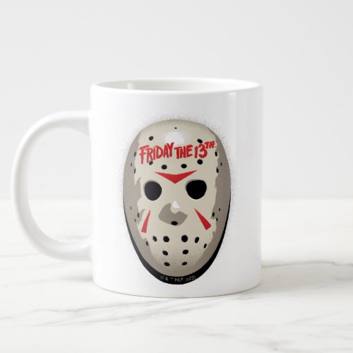 Friday the 13th  Hockey Mask Graphic Giant Coffee Mug