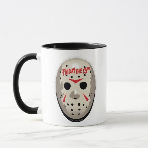 Friday the 13th  Hockey Mask Graphic Mug