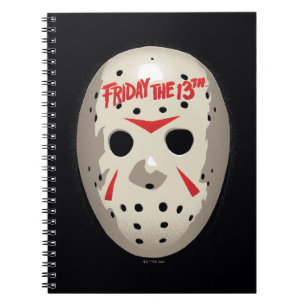Friday the 13th Hockey Mask Graphic Notebook