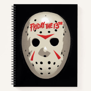 Friday the 13th Hockey Mask Graphic Notebook