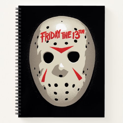 Friday the 13th  Hockey Mask Graphic Notebook