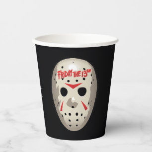 Friday the 13th Hockey Mask Graphic Paper Cups