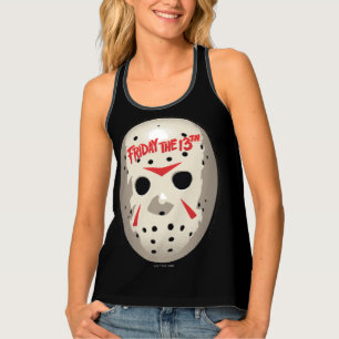 Friday the 13th Hockey Mask Graphic Tank Top