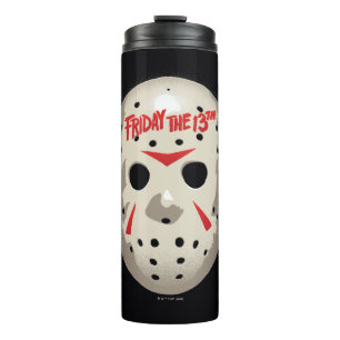 Friday the 13th Hockey Mask Graphic Thermal Tumbler