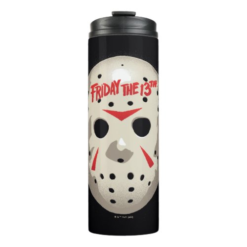 Friday the 13th  Hockey Mask Graphic Thermal Tumbler
