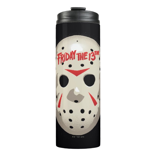 Friday the 13th | Hockey Mask Graphic Thermal Tumbler (Front)