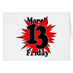 Friday the 13th in March Cards