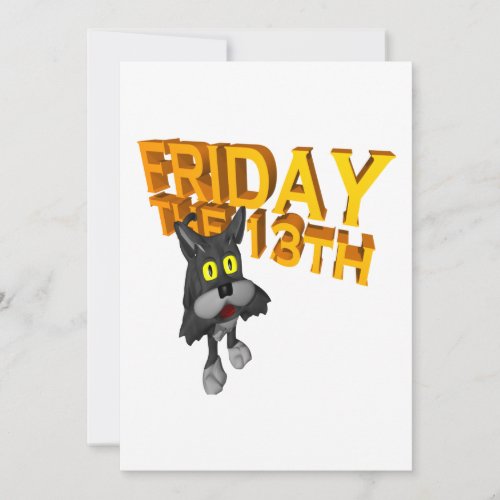 Friday The 13th Personalized Announcement