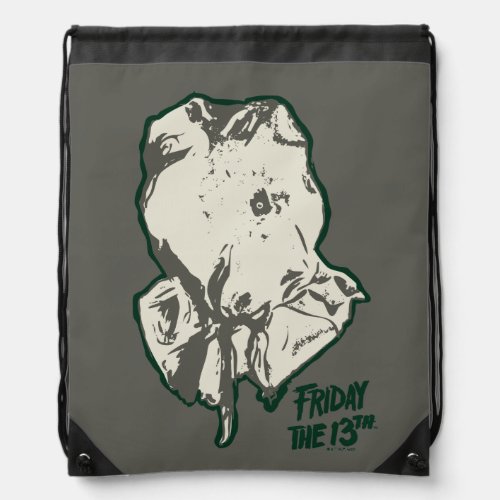 Friday the 13th  Jason Voorhees Burlap Sack Drawstring Bag