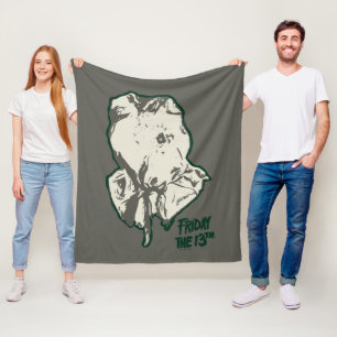 Friday the 13th Jason Voorhees Burlap Sack Fleece Blanket