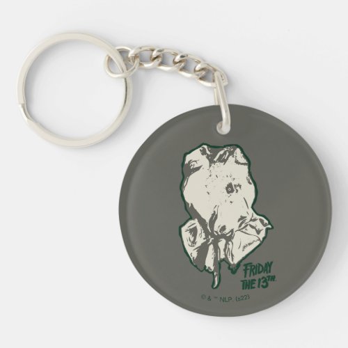 Friday the 13th  Jason Voorhees Burlap Sack Keychain