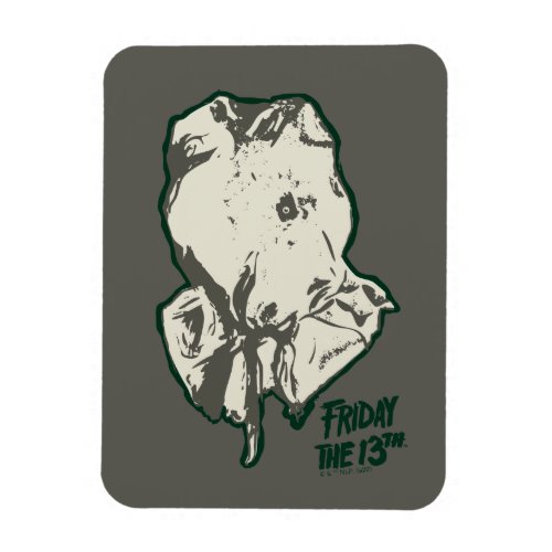 Friday the 13th  Jason Voorhees Burlap Sack Magnet