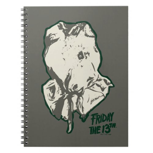 Friday the 13th  Jason Voorhees Burlap Sack Notebook