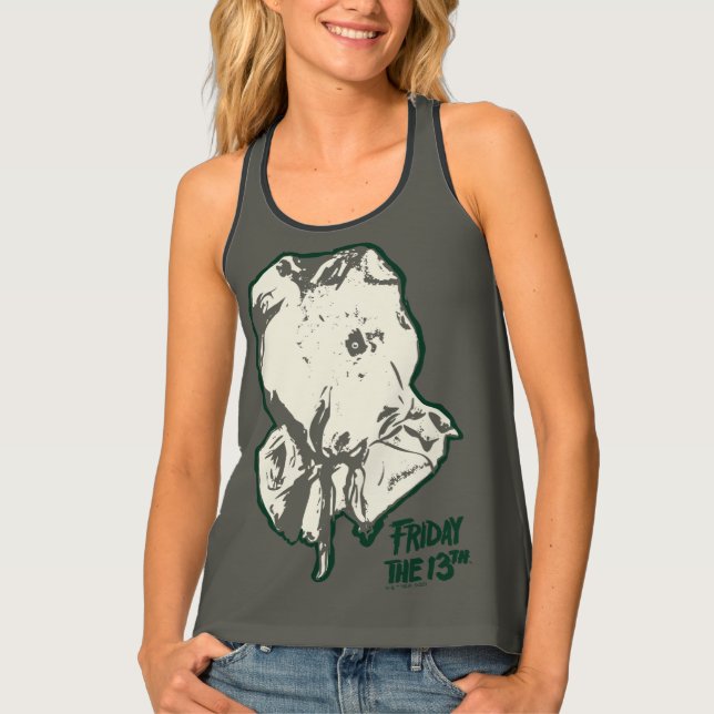 Friday the 13th | Jason Voorhees Burlap Sack Tank Top (Front)