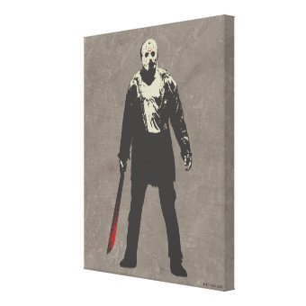 Friday the 13th | Jason Voorhees Character Art Canvas Print | Zazzle