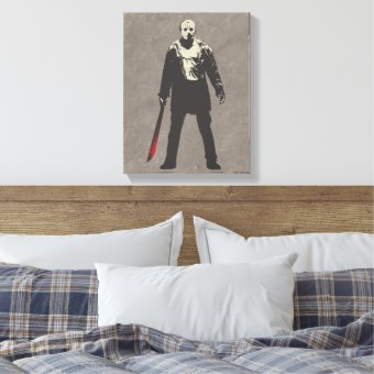 Friday the 13th | Jason Voorhees Character Art Canvas Print | Zazzle