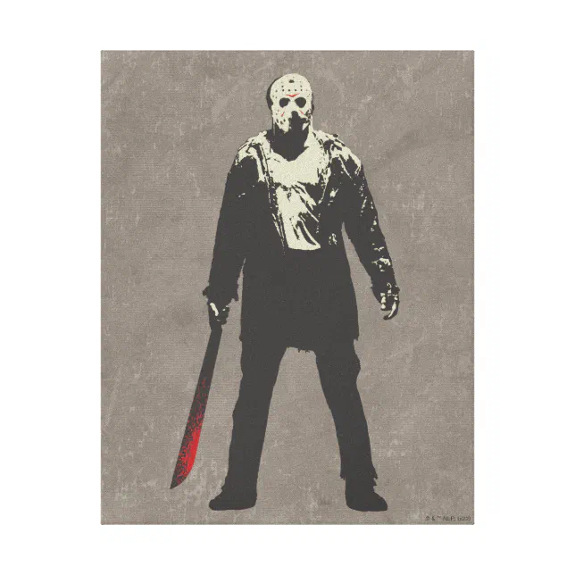 Friday The 13th | Jason Voorhees Character Art Canvas Print | Zazzle