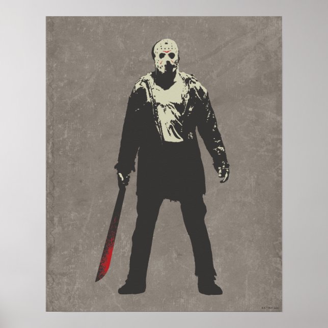 Friday the 13th | Jason Voorhees Character Art Poster (Front)