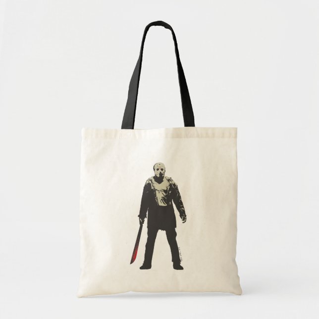 Friday the 13th | Jason Voorhees Character Art Tote Bag (Front)