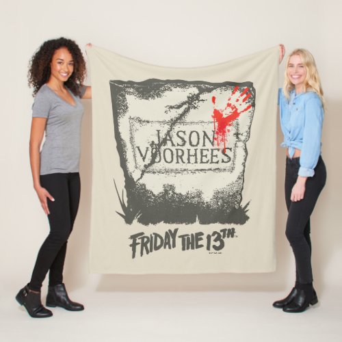 Friday the 13th  Jason Voorhees Headstone Fleece Blanket