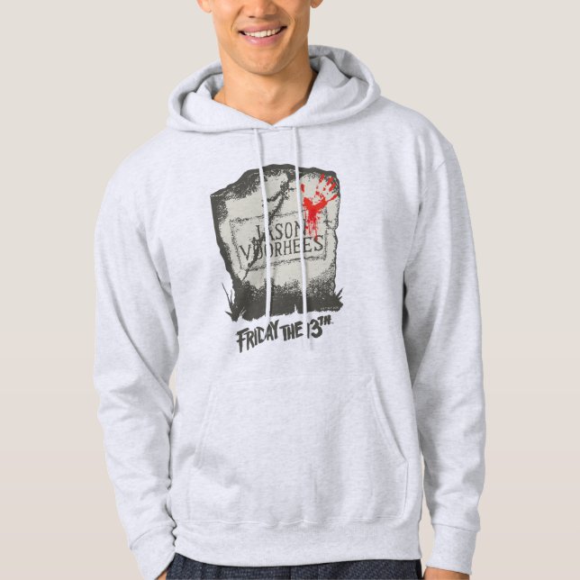 Friday the 13th | Jason Voorhees Headstone Hoodie (Front)